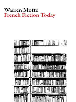 cover image of French Fiction Today